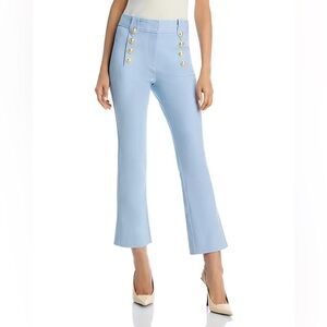DEREK LAM IO CROSBY ROBERTSON CROP FLARE TROUSER, Size 4 , Color Powder Blue NWT